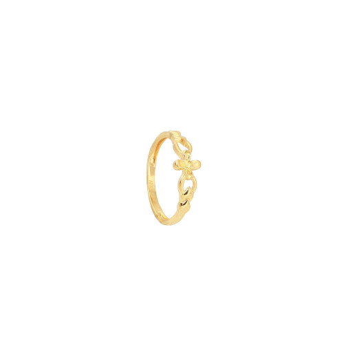 22KT Gold Flower Ring