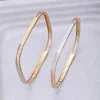 18Kt Rose Gold Square Bangle 18Kt Rose Gold Square Bangle