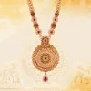 22Kt Gold Fushion Long Necklace 22Kt Gold Fushion Long Necklace