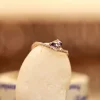 18KT Gold Rose Halo – Accent Ring