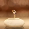 18KT Gold Rose Halo – Accent Ring