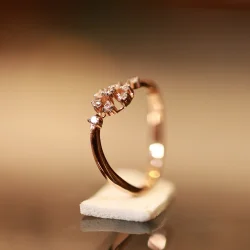 18KT Gold Celestia Bloom -Floral Diamond Ring
