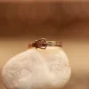 18KT Gold Buckle Design Band Ring