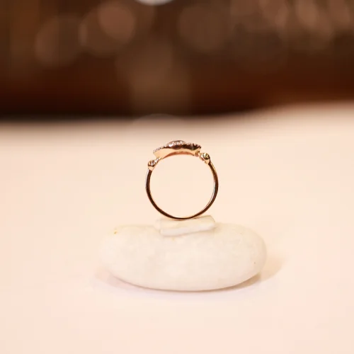 18KT Gold Eternal Eye Ring