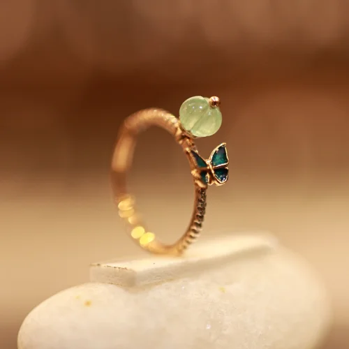 18KT Gold Celeste Bloom Butterfly Ring