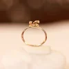 18KT Gold Zephyra Twist – Swirl Ring