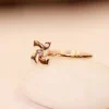18KT Gold Zephyra Twist – Swirl Ring
