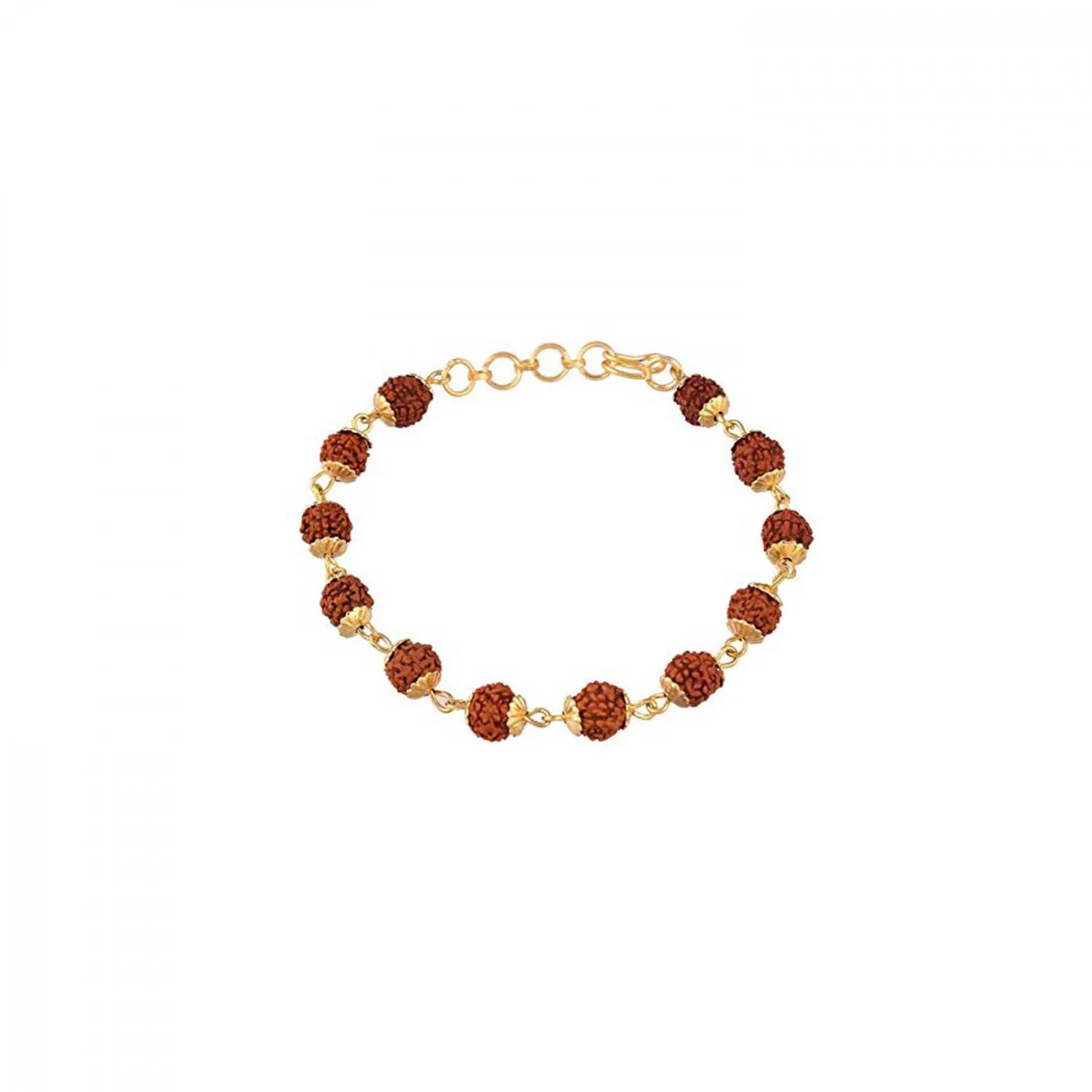 18ct Gold Plated Rudraksha Beaded Bracelet By The Colourful Aura in 2023 |  Rudraksha beads, Beaded bracelets, Rudraksha