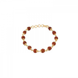 22KT Gold Rudraksha Bracelet for Men - Buy Now! 22KT Gold Rudraksha Bracelet for Men - Buy Now!