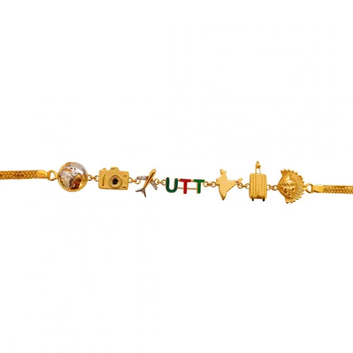 22KT Gold Customised Charms Bracelet 22KT Gold Customised Charms Bracelet