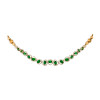 18KT Gold Emerald Choker Necklace Set |Elegant and Stylish