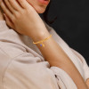 22KT Gold Customised Name Bracelet 