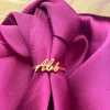 22KT Gold Customized Name Ring 