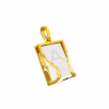 Shop Exquisite 18KT Gold A Alphabet Diamond Pendant | Buy Now