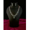 18KT Gold Semi Precious Emerald Stone Necklace