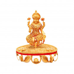 22KT Gold Lord Laxmi idols
