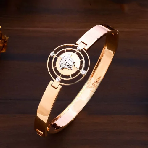 18KT Rose Gold Fancy Men's kada-3