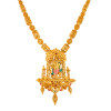 22KT Gold Ganesha Middle Necklace