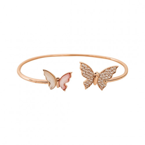 OOMPH Bangle Bracelets and Cuffs  Buy OOMPH Gold Tone Butterfly Charm  Bohemian Hand Thong Bracelet With Ring Online  Nykaa Fashion
