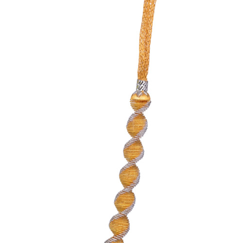 22KT Yellow Gold And Rodium Finish Necklace