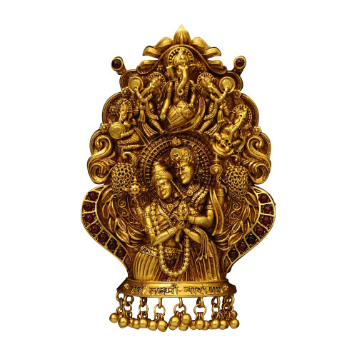 22KT Gold Antique Ratha Krishnan Pendant
