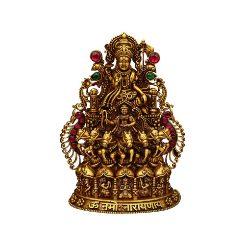 22KT Gold Surya Bhagavan Pendant
