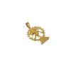 22KT Gold Nataraja Pendant