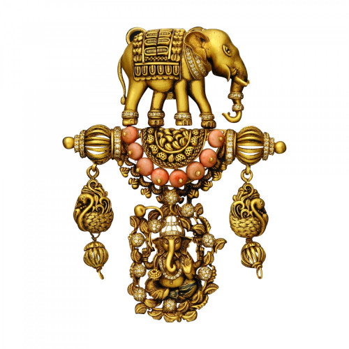 22KT Gold Lord Ganesha Pendant
