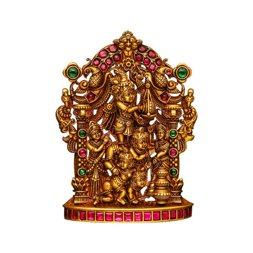 22KT Gold Antique Lord Krishna
