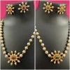 22KT Gold Pearl Choker Set