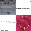 22KT Gold Pearl Choker Set