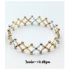Gilded Harmony: Gold Ring Cum Bracelet by Yeloo