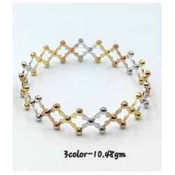 18kt Rose Gold Versatile Ring Cum Bracelet 