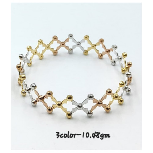 Gilded Harmony: Gold Ring Cum Bracelet by Yeloo