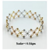 Yeloo Gold Embrace: 18kt Rose Gold Ring Cum Bracelet