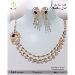 18KT Rose Gold Necklace Set