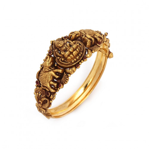 22KT Gold Antique Screw Type Bangle