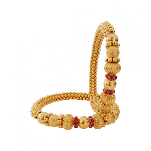 22KT Gold Thusi Bangle