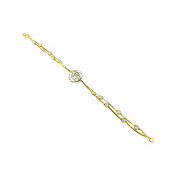 22KT Gold Pearl Bracelet