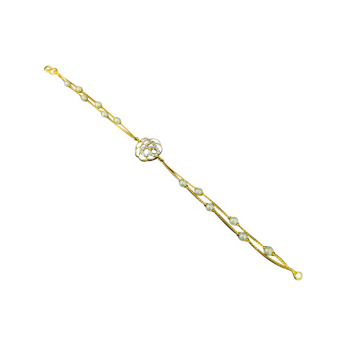 22KT Gold Pearl Bracelet
