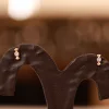 18 KT Gold Candy Charm Stud Earrings