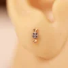 18 KT Gold Candy Charm Stud Earrings