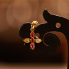 22KT Gold Ziya Floral Drop Earring