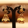 22KT Gold Amrutha Jhumka Temple Earrings 22KT Gold Amrutha Jhumka Temple Earrings