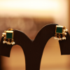 22KT Gold Regal Bloom Stud with Pearl Drops 22KT Gold Regal Bloom Stud with Pearl Drops
