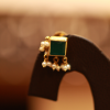 22KT Gold Regal Bloom Stud with Pearl Drops