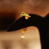 22KT Gold Aarohi Temple Pearl Earring