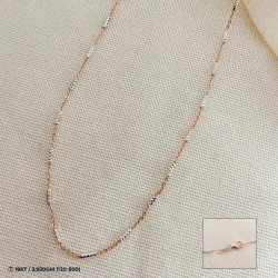 18kt Rose Gold Thin Box with Rhodium