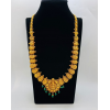 22 KT Women Antique Royal Ashta Lakshmi Peacock Long Necklace WALN010