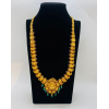 22 KT Women Antique Luxurious Mango Lakshmi Strand Long Necklace WALN016